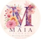 Maia floral logo